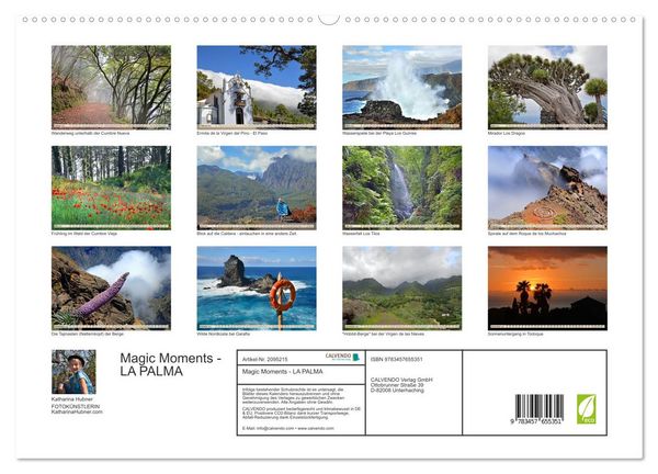 Produktbild: Magic Moments - LA PALMA (hochwertiger Premium Wandkalender 2026 DIN A2 quer), Kunstdruck in Hochglanz