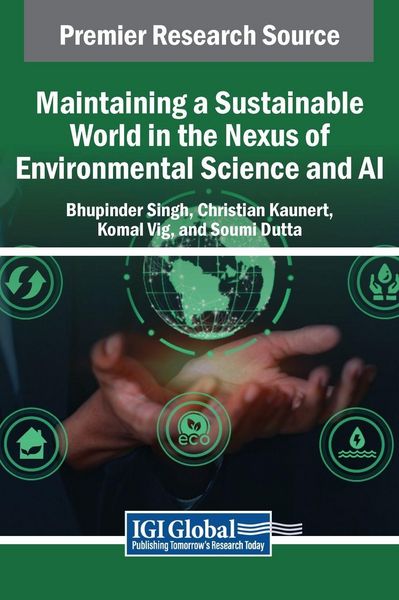 Produktbild: Maintaining a Sustainable World in the Nexus of Environmental Science and AI