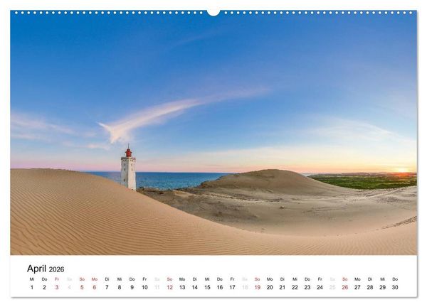 Produktbild: Lichter J&uuml;tlands (Wandkalender 2026 DIN A2 quer), CALVENDO Monatskalender