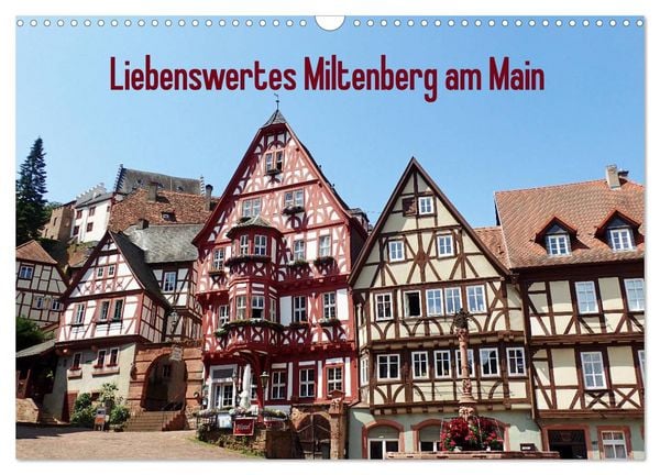 Produktbild: Liebenswertes Miltenberg am Main (Wandkalender 2026 DIN A3 quer), CALVENDO Monatskalender