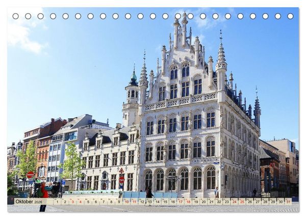Produktbild: Bezauberndes L&ouml;wen in Belgien (Tischkalender 2026 DIN A5 quer), CALVENDO Monatskalender