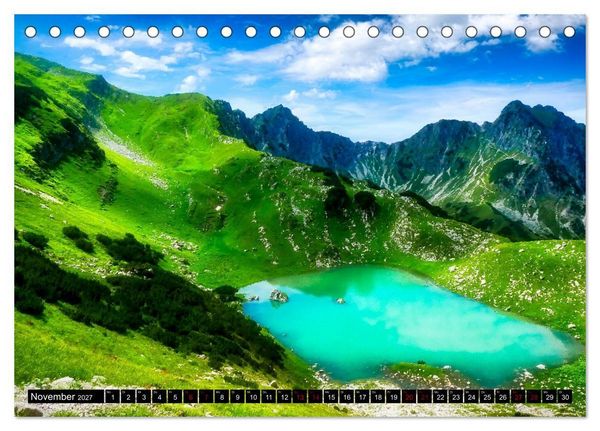 Produktbild: Oberstdorfer Bergwelt (Tischkalender 2027 DIN A5 quer), CALVENDO Monatskalender