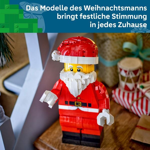 Produktbild: LEGO Gro&szlig;e Weihnachtsmann-Minifigur Weihnachtliches Bauspielzeug 40820