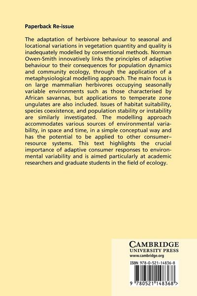 Produktbild: Adaptive Herbivore Ecology