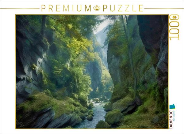 Produktbild: CALVENDO Puzzle Ein Motiv aus dem Kalender Tr&auml;umereien in Gr&uuml;n | 1000 Teile Lege-Gr&ouml;&szlig;e 64x48cm Foto-Puzzle f&uuml;r gl&uuml;ckliche Stunden