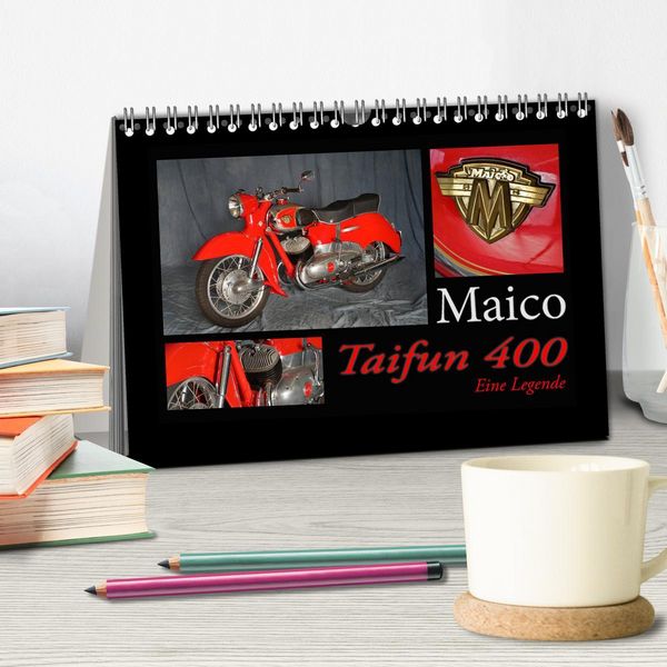 Produktbild: Maico Taifun 400 - Eine Legende (Tischkalender 2026 DIN A5 quer), CALVENDO Monatskalender