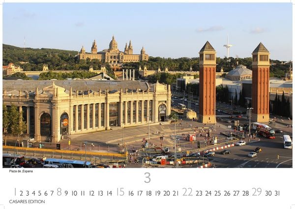 Produktbild: Barcelona Kalender 2026 – Wandkalender | Fotokalender Spanien 35x50cm - Foto. mit den schönsten Motiven, Sehenswürdigkeiten & Inspirationen"