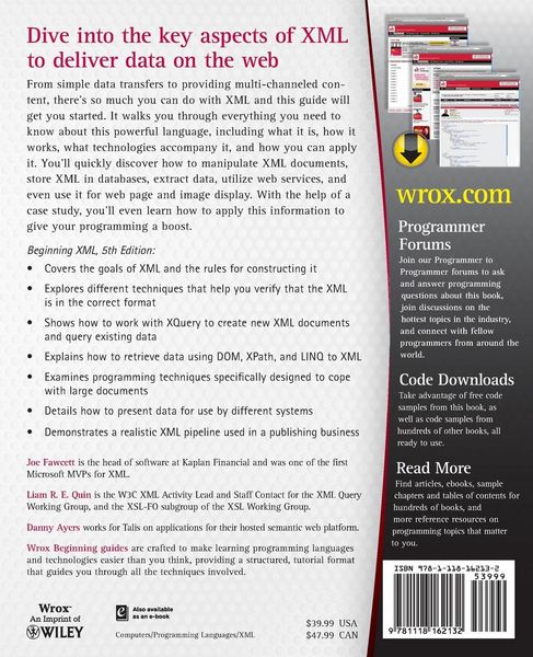 Produktbild: Beginning XML