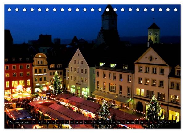 Produktbild: REGENSBURG - urbanes Leben (Tischkalender 2026 DIN A5 quer), CALVENDO Monatskalender