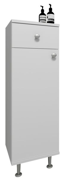 Produktbild: Badm&ouml;bel Midischrank Badschrank Schublade Nilosi