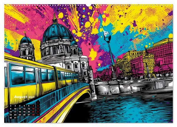 Produktbild: Popart Visionen (Wandkalender 2027 DIN A2 quer), CALVENDO Monatskalender