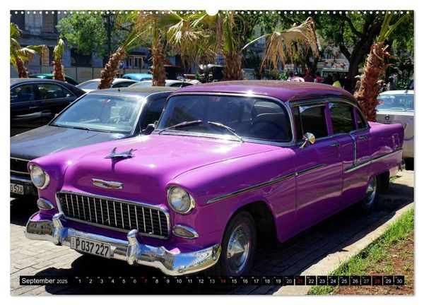 Produktbild: Auto-Legenden Chevrolet Bel Air (hochwertiger Premium Wandkalender 2025 DIN A2 quer), Kunstdruck in Hochglanz