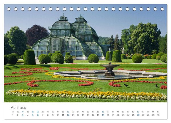 Produktbild: Traumhaftes Wien 2026 (Tischkalender 2026 DIN A5 quer), CALVENDO Monatskalender