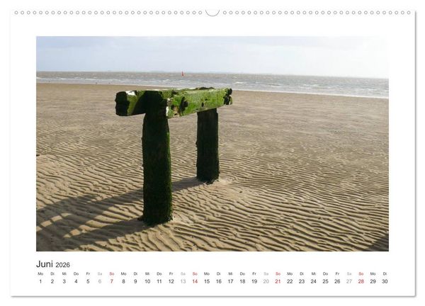 Produktbild: Wangerooge. Der Charme des Ostanlegers (hochwertiger Premium Wandkalender 2026 DIN A2 quer), Kunstdruck in Hochglanz