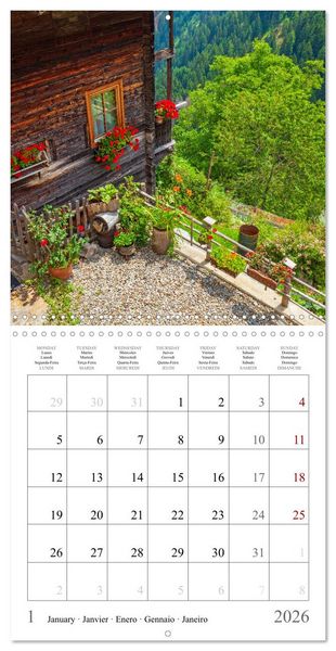 Produktbild: Beautiful old farmhouses (Wall Calendar 2026 12 &times; 12 Inch) CALVENDO 12 Month Wall Calendar