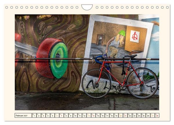 Produktbild: Fahrr&auml;der im Stadtbild (Wandkalender 2027 DIN A4 quer), CALVENDO Monatskalender