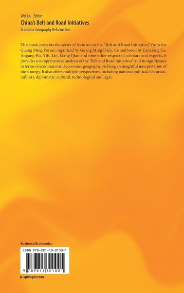 Produktbild: China&rsquo;s Belt and Road Initiatives