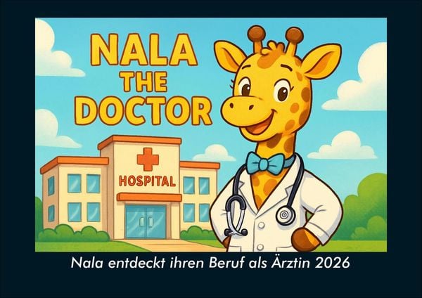 Produktbild: Nala entdeckt ihren Beruf als &Auml;rztin 2026 Fotokalender DIN A4