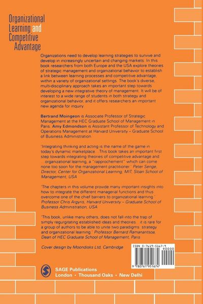 Produktbild: Organizational Learning and Competitive Advantage