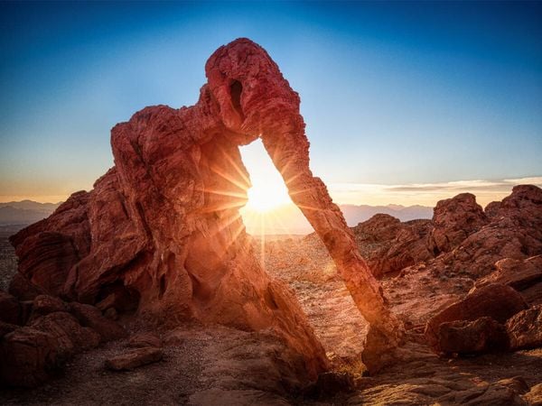 Produktbild: CALVENDO Puzzle elephant rock - valley of fire - | 1000 Teile Lege-Gr&ouml;&szlig;e 64x48cm Foto-Puzzle f&uuml;r gl&uuml;ckliche Stunden
