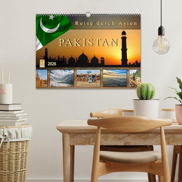 Produktbild: Reise durch Asien - Pakistan (Wandkalender 2026 DIN A3 quer), CALVENDO Monatskalender