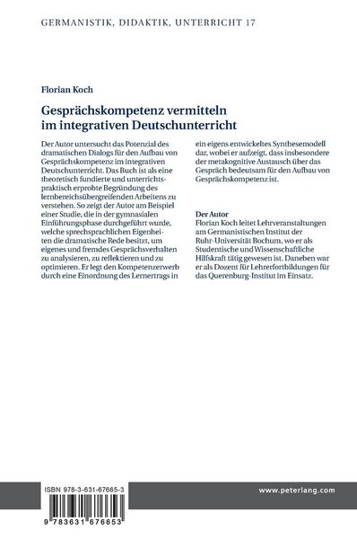Produktbild: Gespr&auml;chskompetenz vermitteln im integrativen Deutschunterricht