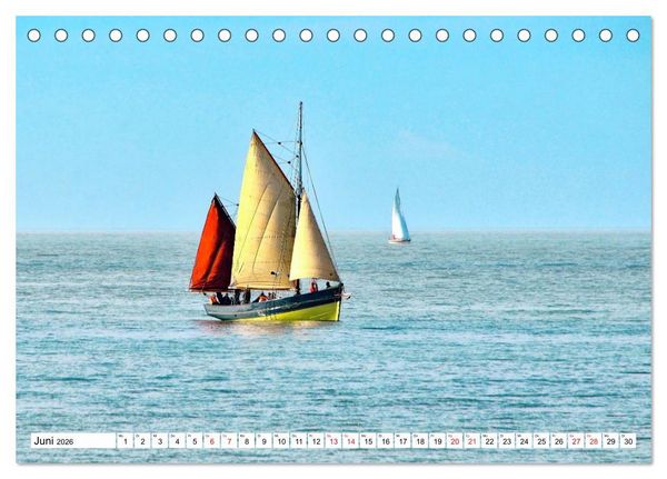 Produktbild: Blankenberge - belgischer K&uuml;stenort (Tischkalender 2026 DIN A5 quer), CALVENDO Monatskalender