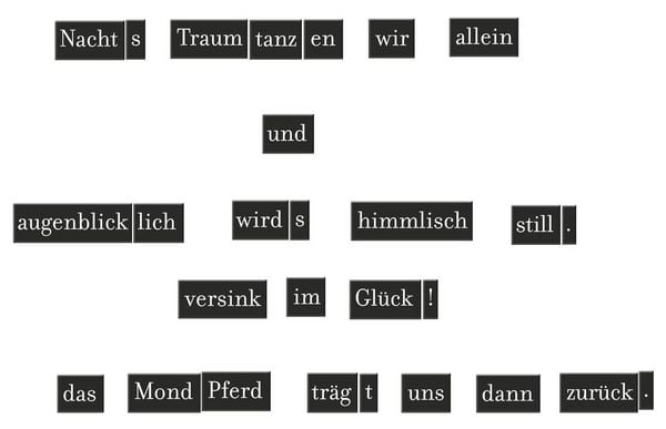Produktbild: moses. libri_x Magnetische Poesie
