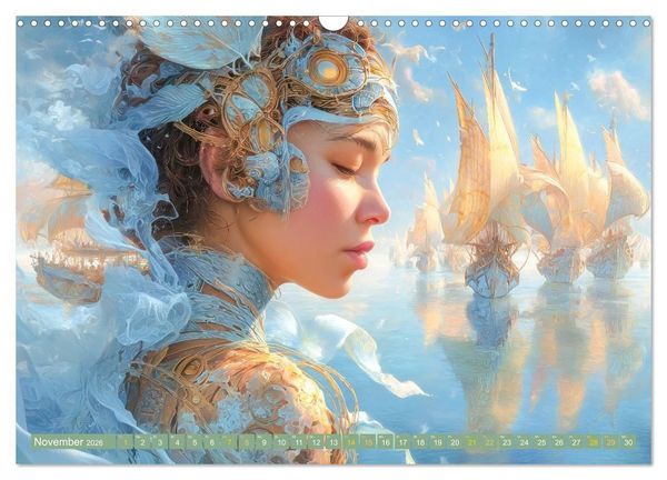 Produktbild: Imaginative Werke - Wunderbar m&auml;rchenhaft (Wandkalender 2026 DIN A3 quer), CALVENDO Monatskalender