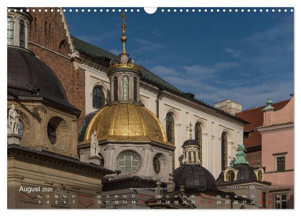 Produktbild: Krakau live (Wandkalender 2026 DIN A3 quer), CALVENDO Monatskalender