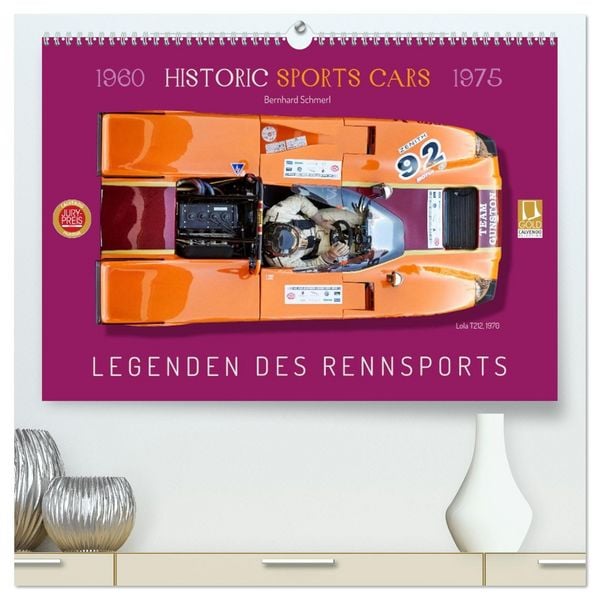 Produktbild: Legenden des Rennsports Historic Sports Cars 1960-1975 (hochwertiger Premium Wandkalender 2026 DIN A2 quer), Kunstdruck in Hochglanz