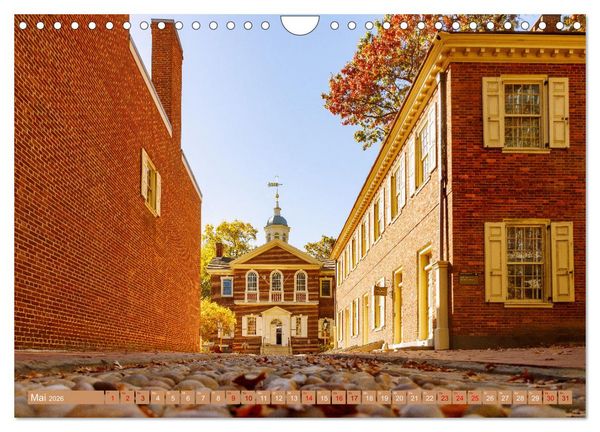 Produktbild: Pennsylvania. Die Wiege der USA zwischen Tradition und Moderne (Wandkalender 2026 DIN A4 quer), CALVENDO Monatskalender