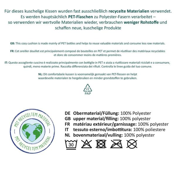 Produktbild: Pl&uuml;schkissen Motiv Mama