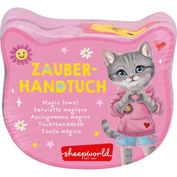 Produktbild: Zauberhandtuch Motiv "Katze"