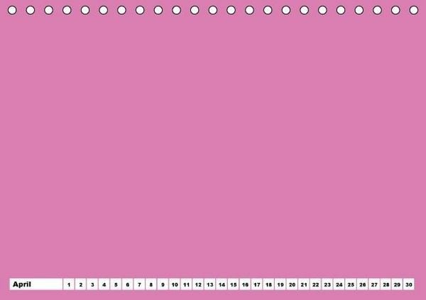 Produktbild: Bunter Bastelkalender f&uuml;r M&auml;dchen (Tischkalender immerw&auml;hrend DIN A5 quer)