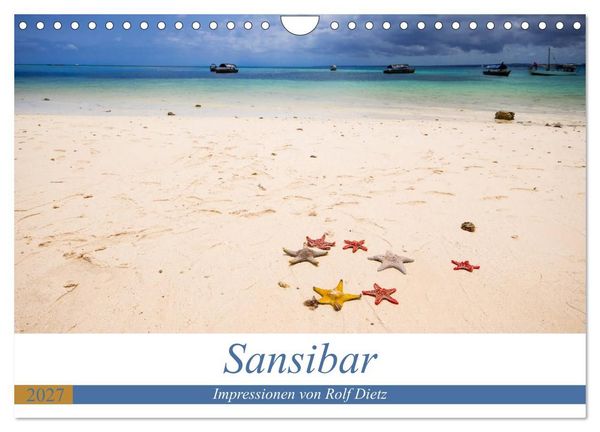 Produktbild: Sansibar - Impressionen von Rolf Dietz (Wandkalender 2027 DIN A4 quer), CALVENDO Monatskalender