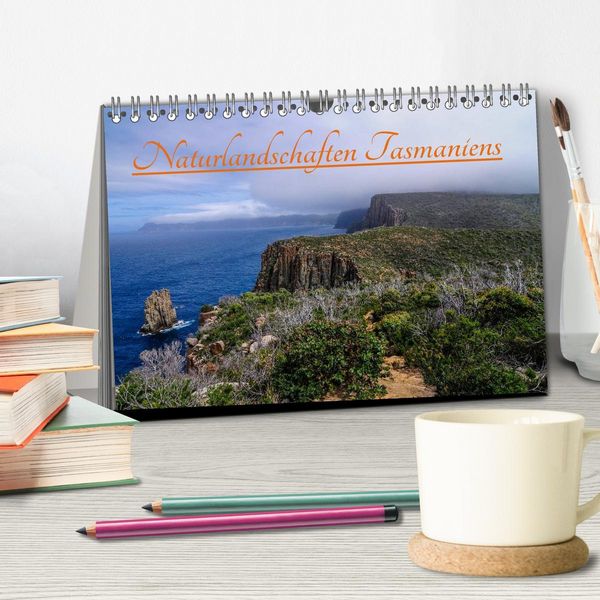 Produktbild: Naturlandschaften Tasmaniens (Tischkalender 2026 DIN A5 quer), CALVENDO Monatskalender