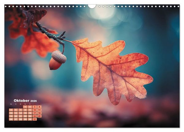 Produktbild: Herbstgefl&uuml;ster - Farben, die vom Wind erz&auml;hlen (Wandkalender 2026 DIN A3 quer), CALVENDO Monatskalender