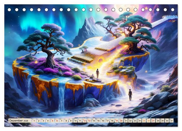 Produktbild: Gitarrenhorizonte (Tischkalender 2026 DIN A5 quer), CALVENDO Monatskalender