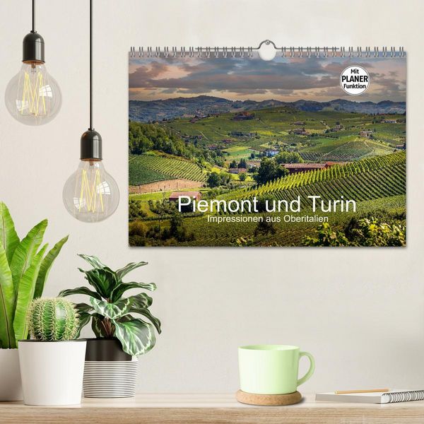 Produktbild: Piemont und Turin (Wandkalender 2026 DIN A4 quer), CALVENDO Monatskalender