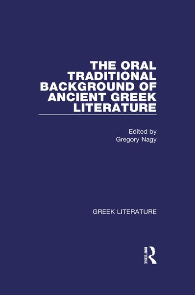 Produktbild: The Oral Traditional Background of Ancient Greek Literature
