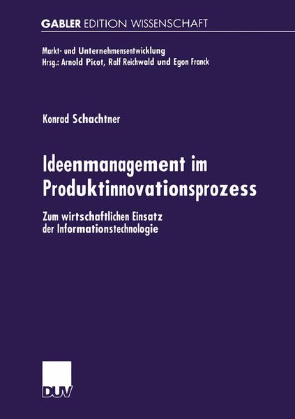 Produktbild: Ideenmanagement im Produktinnovationsprozess
