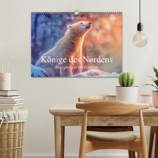 Produktbild: K&ouml;nige des Nordens - Begegnungen mit Eisb&auml;ren (Wandkalender 2027 DIN A3 quer), CALVENDO Monatskalender