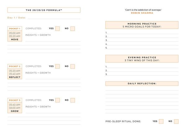Produktbild: The 5 AM Club Morning Journal