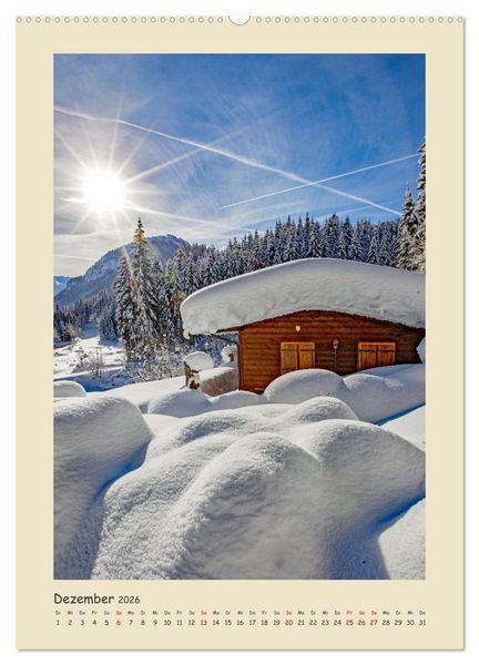 Produktbild: Ein Herz f&uuml;r Flachau (Wandkalender 2026 DIN A2 hoch), CALVENDO Monatskalender