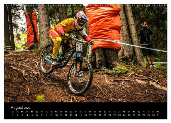 Produktbild: Downhill Racing 2026 (hochwertiger Premium Wandkalender 2026 DIN A2 quer), Kunstdruck in Hochglanz