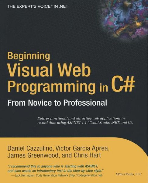 Produktbild: Beginning Visual Web Programming in C#