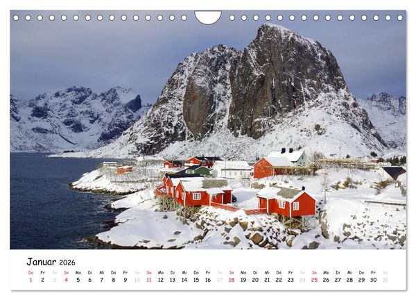 Produktbild: Die Lofoten - Magie des Lichtes (Wandkalender 2026 DIN A4 quer), CALVENDO Monatskalender