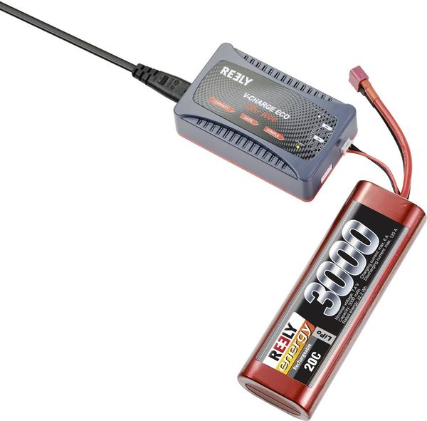 Produktbild: Reely V-CHARGE ECO LiPo 1000 Modellbau-Ladeger&auml;t 230V 1A LiPo