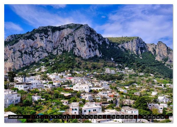 Produktbild: Faszinierendes Capri (hochwertiger Premium Wandkalender 2026 DIN A2 quer), Kunstdruck in Hochglanz